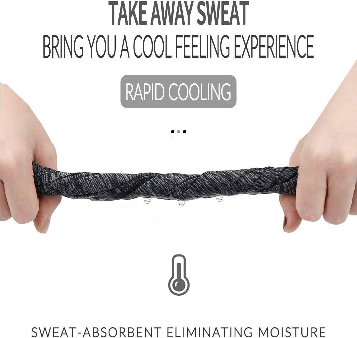 imageAchiou Neck Gaiter Face Cover Scarf UV Protection Mask for Men and WomenSoft Windproof Hiking Cycling RunningDark Grey Mix