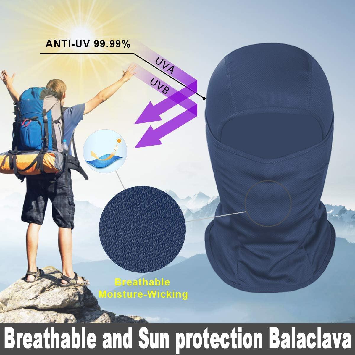 imageAchiou Ski Mask for Men Women Balaclava Face Cover Shiesty Mask UV Protector Lightweight for Motorcycle SnowboardNavy