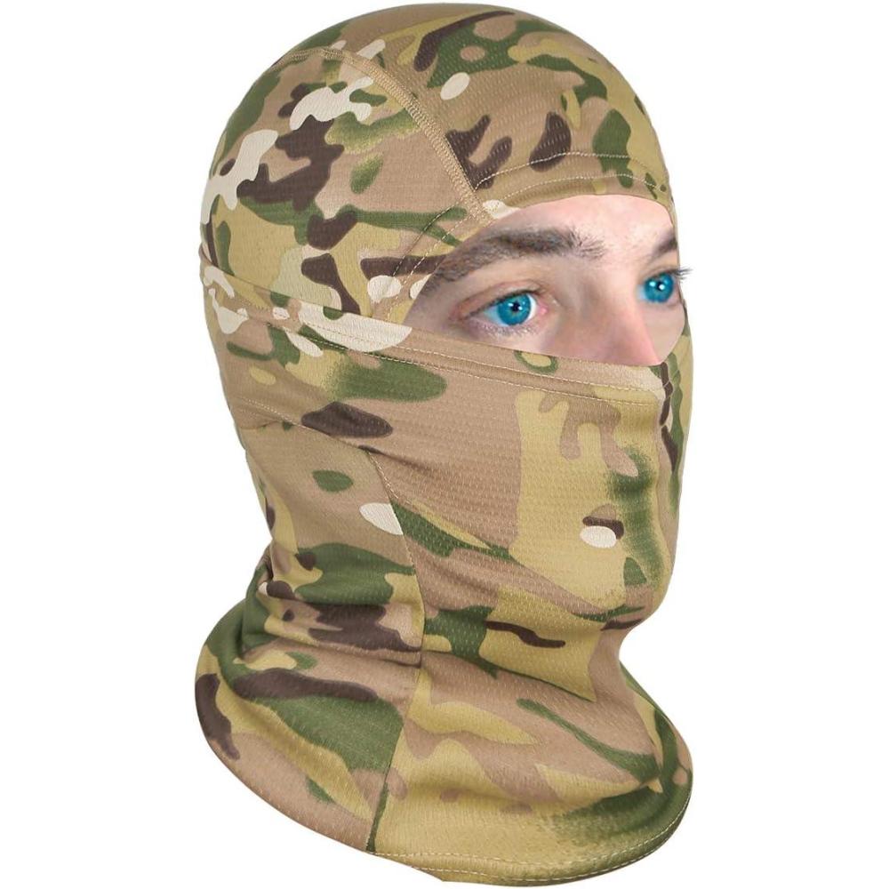 imageAchiou Ski Mask for Men Women Balaclava Face Cover Shiesty Mask UV Protector Lightweight for Motorcycle SnowboardAll Terrain Camouflage