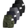5packs - Black/Black/Dark Gray/Camo Green/Camo Gray