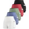 5packs - Black/Crimson Lake/Kale Green/Blue/White