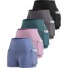 5packs - Black/Dark Gray/Teal/Blue/Pink