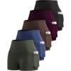 5packs - Black/Red Merlot/Brown/Navy/Army Green