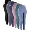 6 Packs - Black gray navy lilac Pink teal blue