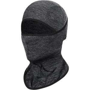 Achiou Balaclava Face Mask, Ski Mask for Men Women Football, Lightweight Sheisty, Ninja Shiesty Sun Hood UV Protector Cycling(Hemp Gray)
