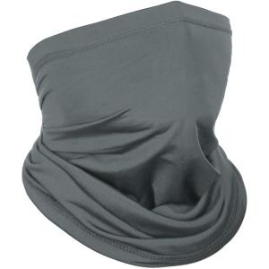 Achiou Neck Gaiter Face Cover Scarf, UV Protection Mask for Men and Women,Soft Windproof, Hiking Cycling Running(Hemp Grey)