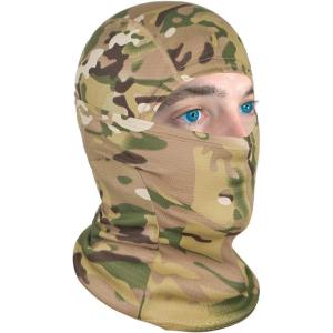 Achiou Ski Mask for Men Women, Balaclava Face Cover, Shiesty Mask UV Protector Lightweight for Motorcycle Snowboard(All Terrain Camouflage)
