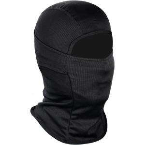 Achiou Ski Mask for Men Women, Balaclava Face Cover, Shiesty Mask UV Protector Lightweight for Motorcycle Snowboard(Black)