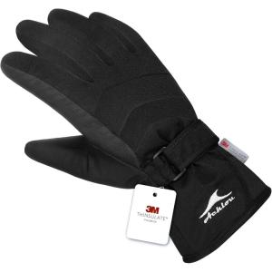 Achiou Ski Snow Gloves Winter Warm 3M Thinsulate Waterproof Touchscreen Men Women(Black)