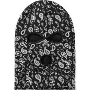 Achiou 3 Hole Balaclava Ski Mask for Men Women, 3-Hole Paisley Full Face Cover, Winter Warm Knitted Face Mask Outdoor Sports