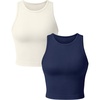 Padded: Beige + Navy